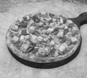 Paneer wrap pizza