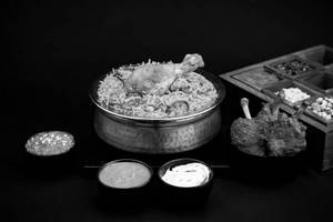 Chicken Biryani + Chicken Lollypop (3 Pcs)