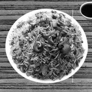 Mushroom Triple Fried Rice