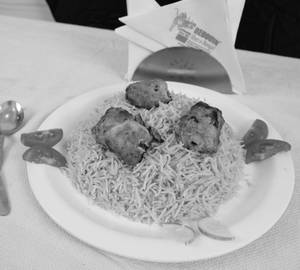 Fish Tikka Kebab Biryani