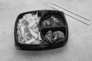 Chicken Manchurian Gravy+chicken Fried Rice+ Drums Of Hevencombo