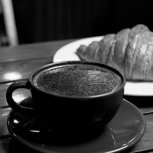 Hot Chocolate + Croissant