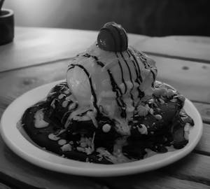 Choco block pancake