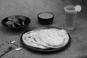Parotta(6)+chicken Gravy+chicken65 Or Lollipop+soft Drink