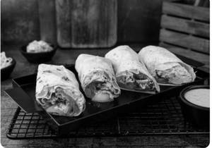 Chicken Seekh Roll ( 4 Rolls )