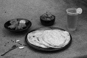 Parotta (6)+pepper Chicken & Gravy+chicken 65 /lollipop +soft Drink