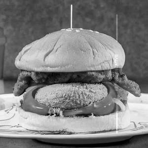 chicken momo burger