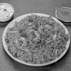 Schezwan Prawn Chow Chow Rice