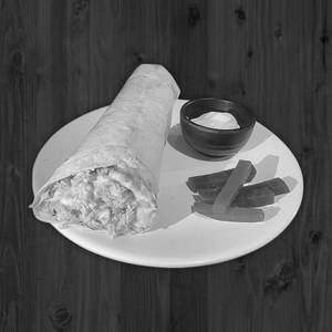 Chicken shawarma roll