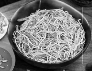 Vegetable hakka noodles