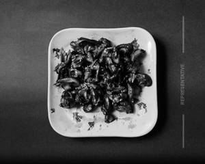 Mushroom pepper fry 