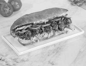 Spiced Chicken & Pickled Veggies Sandwich