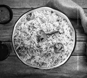 Mushroom fried rice 