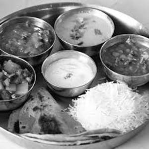 Veg simple thali