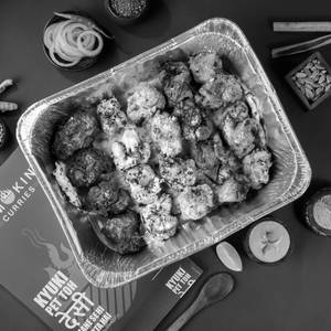 Chicken tikka kebab platter