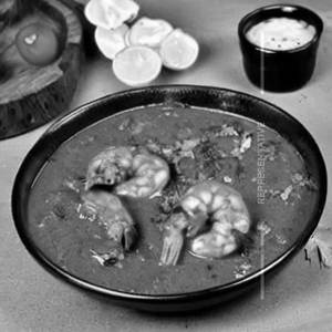 Black pepper prawns curry
