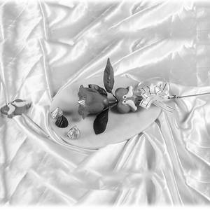 Hmc Single Flower With Love Birds