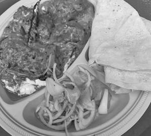 Veg Kathi Kabab With 4 Rumali Roti