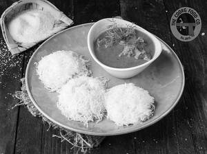 Noolputtu + Kheema (mutton) Curry