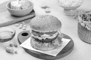 High Protein - Crispy Corn N Cheese Burger