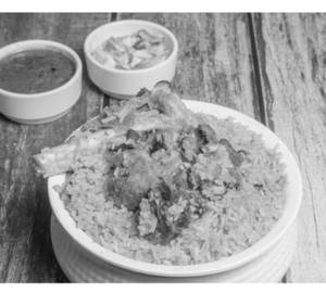 Mutton biriyani (Leaf pack)