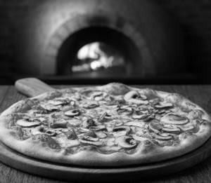 Mushroom pizza