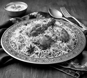 Hyderabadi Chicken Dum Biryani