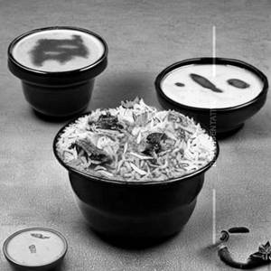 Nawabi vegetable dum biryani
