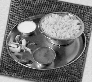 Rice sambar
