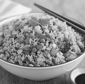 Veg fried rice [ sona rice ]