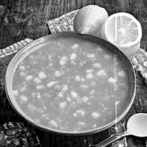 Lemon corrlander soup