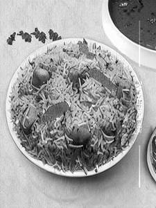 Soya Chaap Dum Biryani