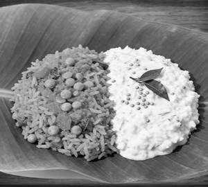 Day Special Rice + Curd Rice