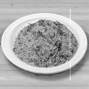 Chicken schezwan rice half 