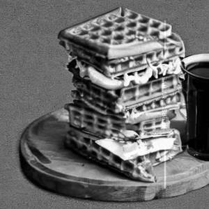 Paneer Waffle Sandwich