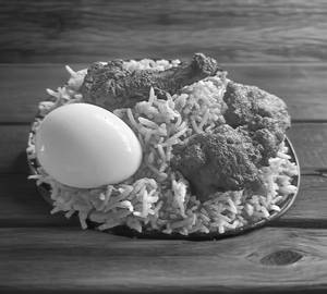 Hyderabad Chicken 65 biriyani
