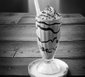 Cold coffe with icecream