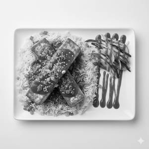 Indo-korean Paneer Rice (2 Pcs)