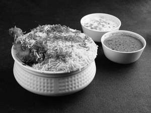 Mini Zafrani Chicken Dum Biryani