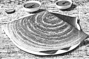 Rava cheese dosa