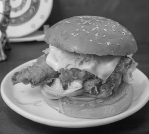 Cheese Aloo Tikki Burger