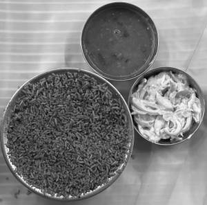 Mutton empty biriyani