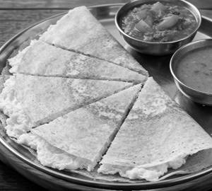 Ghee egg dosa