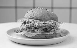 Crunchy Avocado And Truffle Burger