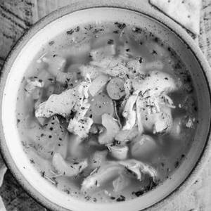 Sweet corn chicken soup