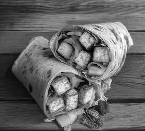 Paneer shawarma