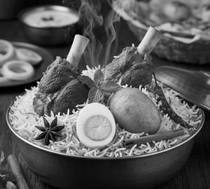 Mutton Egg Dum Biryani [1 Egg]