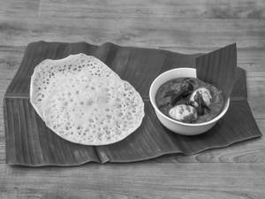 3 Appam+ Egg Roast