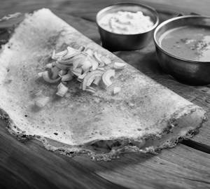 Ghee onion dosa