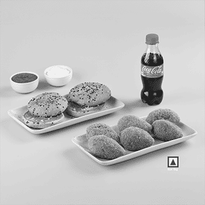 Chicken Kurkure Momo 6Pc+Peri Peri Bun Toast 2Pc+1 Coke 250ML